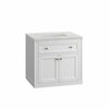 James Martin Vanities Chicago 30in Single Vanity, Glossy White w/ 3 CM Arctic Fall Top 305-V30-GW-3AF